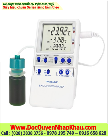 Nhiệt kế Vaccine Monitoring –50.00 đến 70.00°C, 6450 Excursion-Trac™ Traceable® Datalogger Thermometer